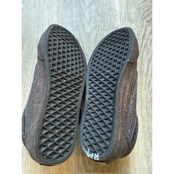 Vans Off the Wall Rainbow Glitter Purple/Black Shoes Men's 5.5 Women's 7.0 - Picture 4 of 10